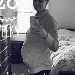 Cowl Neck Maternity Sweater
